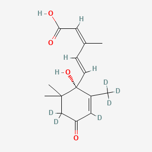 molecular formula C15H20O4 B563147 (+)-顺式、反式-脱落酸-d6 CAS No. 721948-65-8