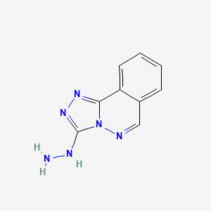 molecular formula C9H8N6 B563148 3-Hydrazinyl[1,2,4]triazolo[3,4-a]phthalazine CAS No. 21517-17-9