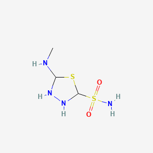5-(methylamino)-1,3,4-Thiadiazolidine-2-sulfonamide