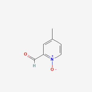 molecular formula C7H7NO2 B563151 4-Methyl-2-pyridinecarbaldehyde 1-oxide CAS No. 100958-67-6