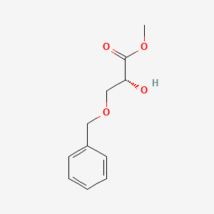 molecular formula C11H14O4 B563153 3-O-苄基-D-甘油酸甲酯 CAS No. 209907-54-0