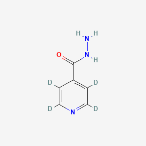 molecular formula C6H7N3O B563161 异烟肼-d4 CAS No. 774596-24-6