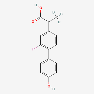 molecular formula C15H13FO3 B563163 4'-Hydroxyflurbiprofen-d3 CAS No. 1189694-02-7
