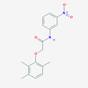 molecular formula C17H18N2O4 B5631718 N-(3-nitrophenyl)-2-(2,3,6-trimethylphenoxy)acetamide 