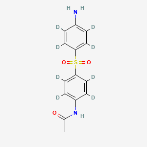 molecular formula C14H14N2O3S B563173 N-Acetyl Dapsone-d8 (Major) CAS No. 1215635-13-4