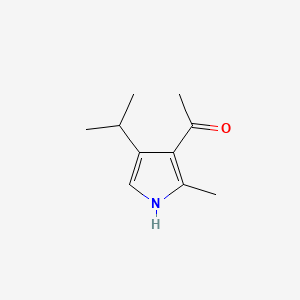 1-(4-Isopropyl-2-methyl-1H-pyrrol-3-yl)ethanone