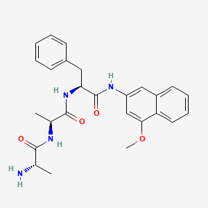 molecular formula C26H30N4O4 B563179 H-ala-ala-Phe-4m-beta-na CAS No. 100900-09-2
