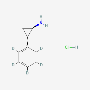 rac trans-2-Phenylcyclopropylamine-d5 Hydrochloride
