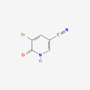 molecular formula C6H3BrN2O B563185 5-溴-6-氧代-1,6-二氢吡啶-3-碳腈 CAS No. 19840-44-9