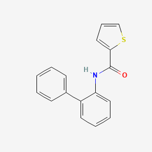 molecular formula C17H13NOS B5631851 N-2-biphenylyl-2-thiophenecarboxamide 