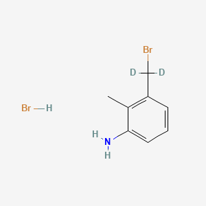 3-Amino-2-methyl-benzyl-d2 Bromide Hydrobromide