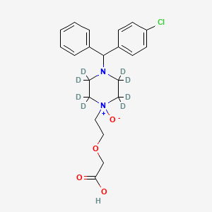 molecular formula C21H25ClN2O4 B563197 rac Cetirizine-d8 N-Oxide CAS No. 1216444-13-1