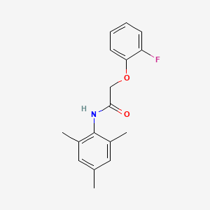 molecular formula C17H18FNO2 B5632033 2-(2-fluorophenoxy)-N-mesitylacetamide 