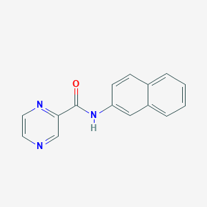 molecular formula C15H11N3O B5632108 N-2-naphthyl-2-pyrazinecarboxamide 