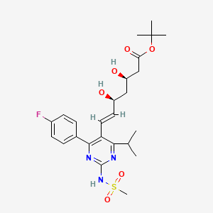 tert-Butyl (3R,5S,6E)-7-[4-(4-fluorophenyl)-2-[(methanesulfonyl)amino]-6-(propan-2-yl)pyrimidin-5-yl]-3,5-dihydroxyhept-6-enoate