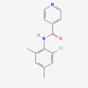 molecular formula C14H13ClN2O B5632194 N-(2-chloro-4,6-dimethylphenyl)isonicotinamide 