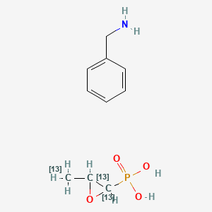 molecular formula C10H16NO4P B563224 rac Fosfomycin-13C3 Benzylamine Salt CAS No. 1216461-18-5