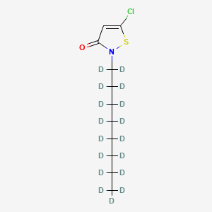 molecular formula C11H18ClNOS B563225 5-Chloro-2-(n-octyl-d17)-4-isothiazolin-3-one CAS No. 1189719-53-6
