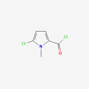 molecular formula C6H5Cl2NO B563226 5-Chloro-1-methyl-1H-pyrrole-2-carbonyl chloride CAS No. 106116-34-1