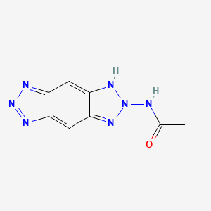 molecular formula C8H7N7O B5632280 N-[1,2,3]triazolo[4,5-f][1,2,3]benzotriazol-2(5H)-ylacetamide 