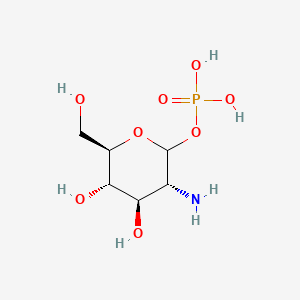 molecular formula C6H14NO8P B563242 D-Glucosamine-1-phosphate CAS No. 19889-76-0