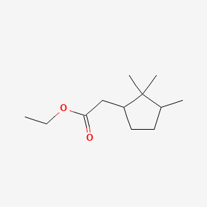 molecular formula C12H22O2 B563243 (2,2,3-Trimethyl-cyclopentyl)-acetic acid ethyl ester CAS No. 102839-08-7