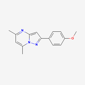 2-(4-methoxyphenyl)-5,7-dimethylpyrazolo[1,5-a]pyrimidine