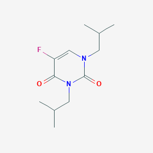 molecular formula C12H19FN2O2 B5632502 5-fluoro-1,3-diisobutyl-2,4(1H,3H)-pyrimidinedione 