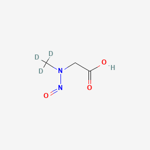 molecular formula C3H6N2O3 B563256 N-Nitrososarcosine-d3 CAS No. 1189871-94-0