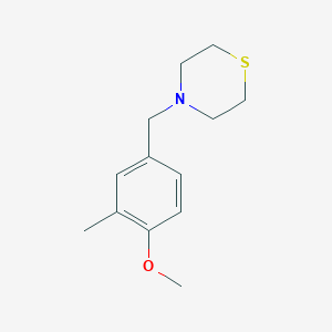 4-(4-methoxy-3-methylbenzyl)thiomorpholine