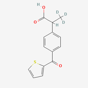 molecular formula C14H12O3S B563260 Suprofen-d3 CAS No. 126320-79-4