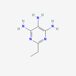 molecular formula C6H11N5 B563270 2-Ethylpyrimidine-4,5,6-triamine CAS No. 102169-67-5