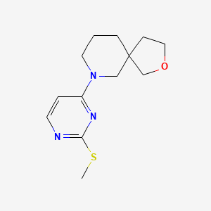 molecular formula C13H19N3OS B5632732 7-[2-(methylthio)pyrimidin-4-yl]-2-oxa-7-azaspiro[4.5]decane 