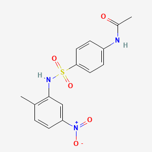 N-(4-{[(2-methyl-5-nitrophenyl)amino]sulfonyl}phenyl)acetamide