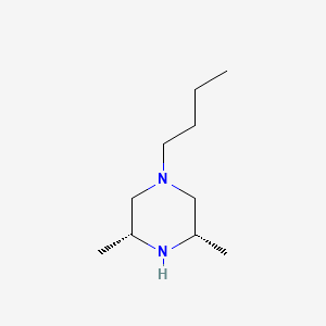 molecular formula C10H22N2 B563280 (3R,5S)-1-Butyl-3,5-dimethylpiperazine CAS No. 109055-59-6