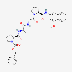 molecular formula C34H39N5O7 B563282 Z-Pro-Ala-Gly-Pro-4M-betana CAS No. 100900-21-8