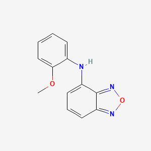molecular formula C13H11N3O2 B5632838 N-(2-methoxyphenyl)-2,1,3-benzoxadiazol-4-amine 