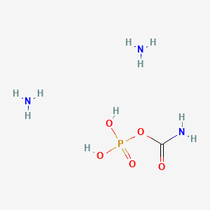 molecular formula CH10N3O5P B563286 Carbamyl phosphate diammonium CAS No. 102601-43-4