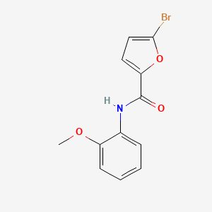 molecular formula C12H10BrNO3 B5632885 5-bromo-N-(2-methoxyphenyl)-2-furamide 