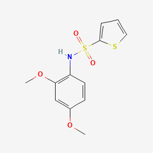 molecular formula C12H13NO4S2 B5632891 N-(2,4-dimethoxyphenyl)-2-thiophenesulfonamide CAS No. 6031-89-6