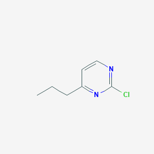 molecular formula C7H9ClN2 B056329 2-氯-4-丙基嘧啶 CAS No. 111196-80-6
