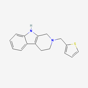 molecular formula C16H16N2S B5632917 2-(2-thienylmethyl)-2,3,4,9-tetrahydro-1H-beta-carboline 