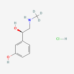 molecular formula C9H14ClNO2 B563292 (R)-Phenylephrine-d3 Hydrochloride CAS No. 1217858-50-8