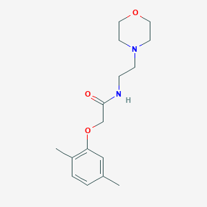 molecular formula C16H24N2O3 B5632921 2-(2,5-dimethylphenoxy)-N-[2-(4-morpholinyl)ethyl]acetamide 