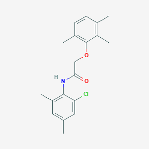 N-(2-chloro-4,6-dimethylphenyl)-2-(2,3,6-trimethylphenoxy)acetamide