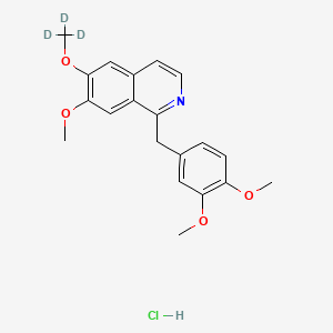 molecular formula C20H22ClNO4 B563303 Papaverine-d3 Hydrochloride CAS No. 113718-66-4