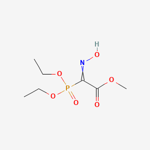 molecular formula C7H14NO6P B563309 Methyl (diethoxyphosphoryl)(hydroxyimino)acetate CAS No. 106052-18-0