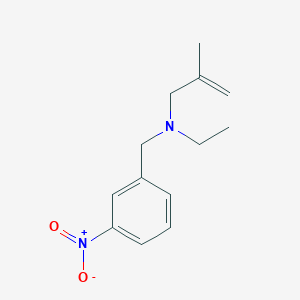 molecular formula C13H18N2O2 B5633110 N-ethyl-2-methyl-N-(3-nitrobenzyl)-2-propen-1-amine 