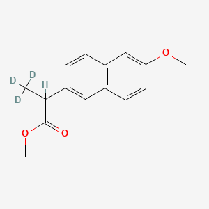 molecular formula C15H16O3 B563317 rac Naproxen-d3 Methyl Ester CAS No. 1189511-76-9