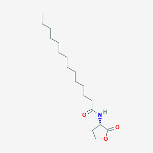 molecular formula C18H33NO3 B563324 N-tetradecanoyl-L-Homoserine Lactone 